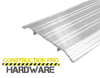 4 in. Wide x 1/2 in. Tall x 72 in. Length Aluminum Saddle Threshold, ADA Compliant, UL Listed Fire Rated, Fluted Surface For Hollow Metal Steel Double Doors - Image 2 of 0