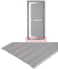 6 in. Wide x 1/4 in. Tall x 48 in. Length Aluminum Saddle Threshold, ADA Compliant, UL Listed Fire Rated, Fluted Surface For Commercial Hollow Metal Steel Door - Image 1 of 0