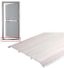 7 in. Wide x 1/2 in. Tall x 48 in. Length Aluminum Saddle Threshold, ADA Compliant, UL Listed Fire Rated, Fluted Surface For Commercial Hollow Metal Steel Door - Image 1 of 0