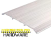7 in. Wide x 1/2 in. Tall x 48 in. Length Aluminum Saddle Threshold, ADA Compliant, UL Listed Fire Rated, Fluted Surface For Commercial Hollow Metal Steel Door - Image 3 of 0
