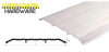 7 in. Wide x 1/2 in. Tall x 96 in. Length Aluminum Saddle Threshold, ADA Compliant, UL Listed Fire Rated, Fluted Surface For Commercial Hollow Metal Steel Double Doors - Image 3 of 0