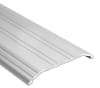 Construction Pro Hardware Commercial Door Threshold, 4 in. Wide x 1/2 in. Tall x 48 in. Length, Aluminum Fluted Saddle, ADA Compliant, Heavy Duty - Image 1 of 0