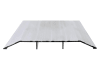Construction Pro Hardware Commercial Door Threshold, 5 in. Wide x 1/2 in. Tall x 96 in. Length, Aluminum Grooved Saddle, ADA Compliant, Heavy Duty - Image 1 of 0