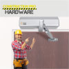 Construction Pro Hardware Swing Man Grade 1 Door Closer With Aluminum Finished Cover For Fire Rated and Non Fire Rated Hollow Metal Doors - Image 7 of 0