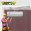 Construction Pro Hardware Swing Man Grade 1 Door Closer With Aluminum Finished Cover For Fire Rated and Non Fire Rated Hollow Metal Doors - Image 8 of 0