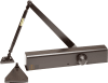 Construction Pro Hardware Swing Man Grade 1 Dark Bronze Commercial Door Closer With Safe Close Power Adjustment and Anti Slam Open Feature, UL Listed, ADA Compliant, Fire Rated - Image 1 of 0
