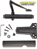 Construction Pro Hardware Swing Man Grade 1 Dark Bronze Commercial Door Closer With Safe Close Power Adjustment and Anti Slam Open Feature, UL Listed, ADA Compliant, Fire Rated - Image 3 of 0