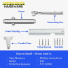 Construction Pro Hardware Swing Man Grade 1 Dark Bronze Commercial Door Closer With Safe Close Power Adjustment and Anti Slam Open Feature, UL Listed, ADA Compliant, Fire Rated - Image 4 of 0