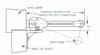 Door Coordinator with 7" Projection For Commercial Doors with Astragals - Image 2 of 0