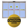 American Architectural ANSI A156.10 Yellow Caution Automatic Door Sticker Decal - Image 1 of 0