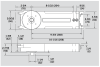 Dorma RTS88 Overhead Concealed Door Closer, For 36" Wide Commercial Glass Door, 90 Degree Full Open Position With Hold Open Feature, Remanufactured - Image 2 of 0
