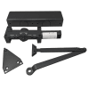 Doromatic 6-3/4 in. x 2-3/8 in. Commercial Door Closer, Tri Mount Arm, Adjustable Spring Size 1-6, Dark Bronze Finish - Image 1 of 0