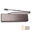 Falcon 6-3/4 in. x 2-3/8 in. Commercial Door Closer, Tri Mount Arm, Adjustable Spring Size 1-6, Dark Bronze Finish - Image 2 of 0