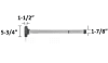 Falcon Surface Vertical Rod Exit Device With Outside Keyed Rim Cylinder Lock, 5-3/4 in. Tall x 1.5 in. Wide Chassis, Dark Bronze Finish, For 36 in. x 84 in. Commercial Wood Doors - Image 2 of 0