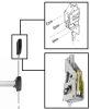 Falcon Top Latch Assembly For Surface Vertical Rod Exit Device With 5-3/4 in. Tall x 1.5 in. Wide Chassis - Image 1 of 0