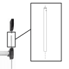 Falcon Top Rod Assembly For Surface Vertical Rod Exit Device With 5-3/4 in. Tall x 1.5 in. Wide Chassis, Aluminum Finish - Image 1 of 0