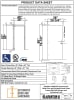 Commercial Industrial Galvanealed Flush Hollow Metal Steel Door, 36 in. x 80 in. (3068) Right Hand Reverse, Drywall Frame, and Hardware (3-4 Week Production Time) - Image 4 of 0