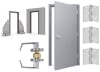 Architectural Commercial Galvanealed Flush Steel Door, 36 in. x 84 in. (3070) Right Hand Reverse, With Insulated Core, Frame For Masonry Block Wall, and Hardware (3-4 Week Production Time) - Image 2 of 0