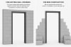 Architectural Commercial Galvanealed Flush Steel Door, 36 in. x 84 in. (3070) Right Hand Reverse, With Insulated Core, Frame For Masonry Block Wall, and Hardware (3-4 Week Production Time) - Image 3 of 0