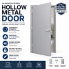 Architectural Commercial Galvanealed Flush Steel Door, 36 in. x 84 in. (3070) Right Hand Reverse, With Insulated Core, Frame For Masonry Block Wall, and Hardware (3-4 Week Production Time) - Image 4 of 0