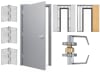 Architectural Commercial Galvanealed Flush Steel Door, 36 in. x 84 in. (3070) Left Hand Reverse, With Insulated Core, Frame For Wood or Metal Stud Wall, and Hardware (3-4 Week Production Time) - Image 2 of 0