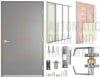 Commercial Industrial Galvanealed Flush Hollow Metal Steel Door, 42 in. x 80 in. (3668) Right Hand Reverse, Drywall Frame, and Hardware (3-4 Week Production Time) - Image 4 of 0