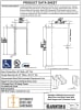 Commercial Industrial Galvanealed Flush Hollow Metal Steel Door, 42 in. x 80 in. (3668) Left Hand Reverse, Frame For Masonry Block Wall, and Hardware (3-4 Week Production Time) - Image 5 of 0