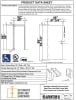 48 in. x 96 in. (4080) LHR Commercial Industrial 18 Gauge Flush Hollow Metal Steel Door Insulated With Polystyrene Core, 16 Gauge Frame For Wood or Metal Stud Wall, and Hardware - Image 2 of 0