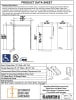 72 in. x 96 in. (6080) LHRA Commercial Industrial 18 Gauge Flush Hollow Metal Steel Double Door Insulated With Polystyrene Core, 16 Gauge Frame For Masonry Block Wall, and Hardware - Image 2 of 0