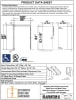 96 in. x 84 in. (8070) RHRA Commercial Industrial 18 Gauge Flush Hollow Metal Steel Double Door Insulated With Polystyrene Core, 16 Gauge Frame For Masonry Block Wall, and Hardware - Image 2 of 0