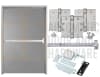 Gladiator 48 Inch x 80 Inch (4068) Exterior Commercial Door and Frame With Push Pad Exit Device Panic Hardware, Gray Finish - Image 1 of 0