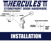Storefront Glass Door Pull Handle & Push Bar - Image 2 of 0