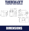 200 Series Intermediate Pivot Hinge For Storefront Glass Door - Image 3 of 0
