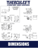 Southwest Aluminum Storefront Door Offset Pivot Hinges For 1/8 Inch Recessed Door - Image 5 of 0