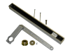 Horton HD-Swing Series 4100LE Low Energy Surface Applied 48 Tooth Inswing Parallel Arm, Slide Block, and Door Track, Clear Finish - Image 1 of 0