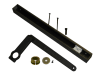 Horton HD-Swing Series 4100LE Low Energy Surface Applied 48 Tooth Inswing Parallel Arm, Slide Block, and Door Track, Dark Bronze Finish - Image 1 of 0