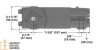 Jackson Overhead Concealed Door Closer Kit With End Load Arm and Floor Pivot For 1-9/16 in. Deep Bottom Rail - Image 2 of 0