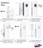 Kawneer Commercial Door Hook Bolt Lock Kit With Outside Mortise Key Cylinder and Inside Thumbturn, 31/32 in. Backset, Dark Bronze Finish - Image 4 of 0
