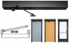 Maverick HA8LP Low Profile Standard Duty ADA Automatic Door Opener - Right Hand Reverse Push - Dark Bronze Anodized - Image 1 of 0