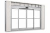 Commercial Automatic Sliding Door, 4 Panel Exterior Bi Part Automatic Door System With DC Motor, Microprocessor Control, Safety Sensors, and Hardware, Glass Not Included, Clear Anodized Finish - Image 8 of 0