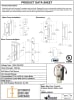 Magic Man Door Controls A Series Electric Strike Lock For Cylindrical Lever Lock, Fail Safe or Fail Secure, 12 or 24VDC/VAC, With Face Plates, 630 Satin Stainless Steel Finish - Image 2 of 0