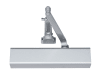 Norton 12 Inch x 3/4 Inch Commercial Door Closer with Hold Open Arm, Aluminum Colored Finish - Image 1 of 0
