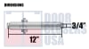 R27942 12 in. x 3/4 in. Grade 1 Door Closer - Dark Bronze Finish - Adjustable Spring Power Sizes 1-6 - Adjustable Closing & Latch Speed - Backcheck - Tri-Packed for Regular, Top Jamb, or Parallel Arm Mounting - Image 2 of 0