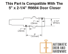 R6684 Arm With Built In Door Stop For 5 in. x 2-1/4 in. Door Closer, Dark Bronze Finish - Image 2 of 0