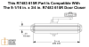 R7483 615R Regular Arm With Parallel Arm Bracket For R7483 615R 9-1/16 in. x 3/4 in. Commercial Door Closer, Aluminum Finish - Image 2 of 0