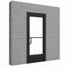 Exterior Commercial Glass Storefront Door For Block Wall, With Entrance Trim Package, (3068) 36 in. x 80 in. Left Hand, Dark Bronze Anodized Finish - Image 1 of 0
