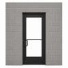 Exterior Commercial Glass Storefront Door For Block Wall, With Entrance Trim Package, (3670) 42 in. x 84 in. Left Hand, Dark Bronze Anodized Finish - Image 2 of 0