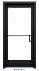 Exterior Commercial Glass Storefront Door For Block Wall, With Entrance Trim Package, (3670) 42 in. x 84 in. Left Hand, Dark Bronze Anodized Finish - Image 6 of 0