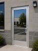 Exterior Commercial Glass Storefront Door For Block Wall, With Entrance Trim Package, (3670) 42 in. x 84 in. Right Hand, Clear Anodized Finish - Image 3 of 0