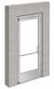 Commercial Aluminum Storefront Glass Door and Frame For Exterior Block Wall, 48" x 84" Right Hand, 1" Low E Glass Pre-Installed, Entrance Hardware Package, Clear Anodized - Image 1 of 0